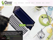 Tablet Screenshot of cleverbusinesswebsites.co.uk